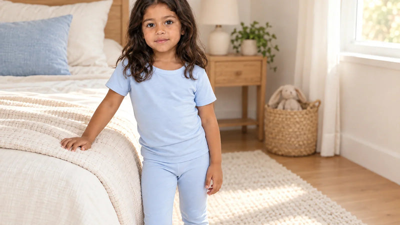 Sleepwear that follows the line of the body instead of hanging off it, which is the whole point of the rule.